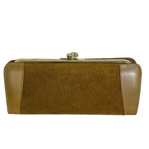 Vintage Baronet Brown Suede Leather Wallet